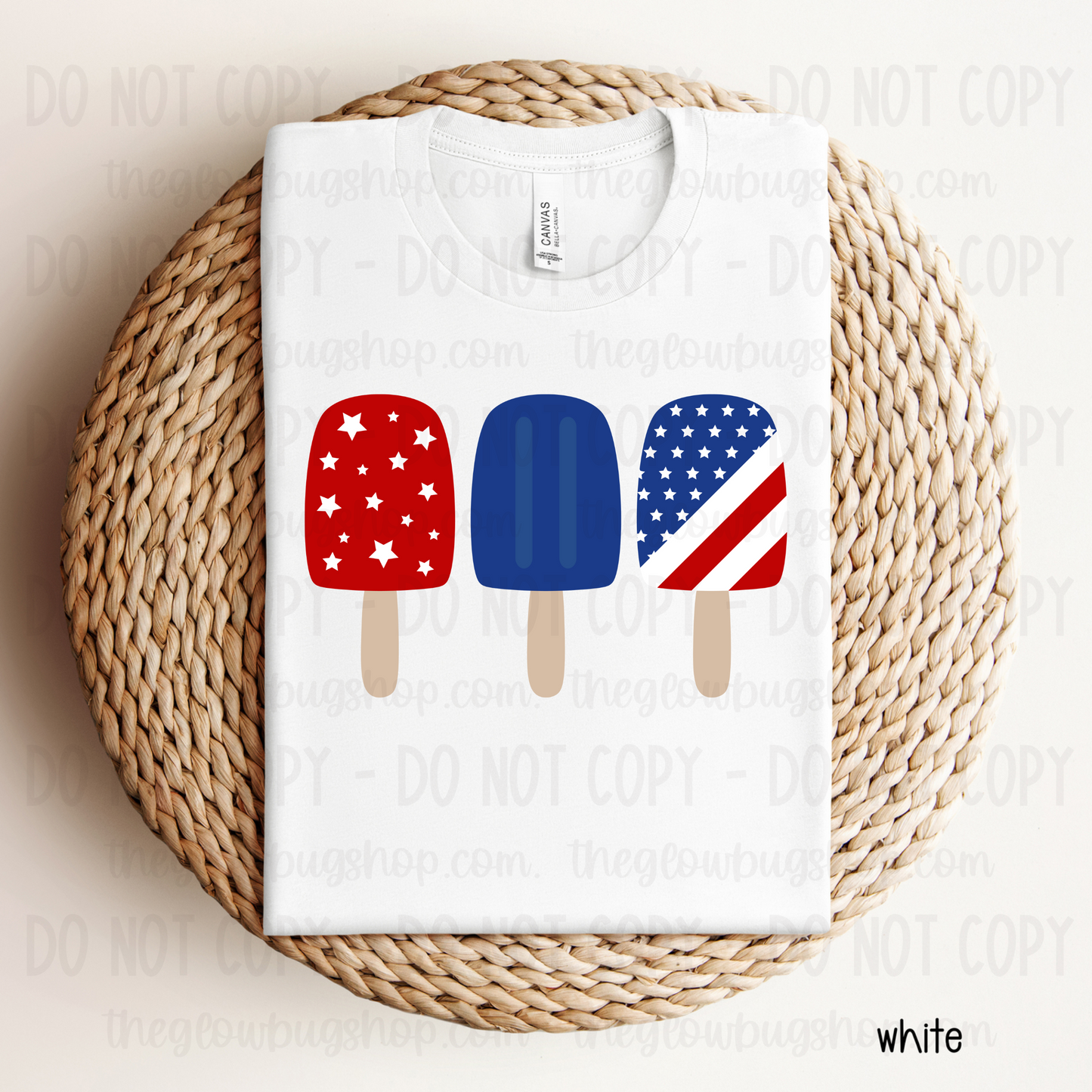 Red White and Blue Popsicle (adult)