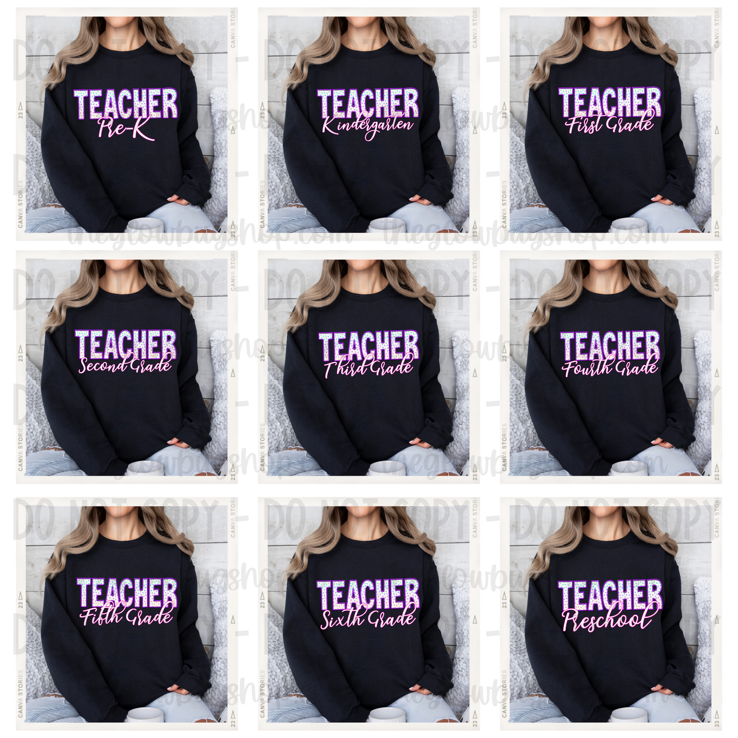 Teacher polka dot (pre-school -6th grade)