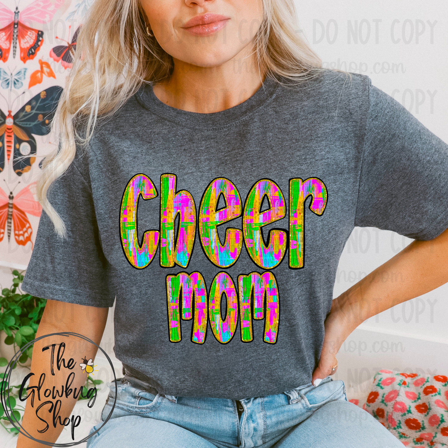 Cheer MOM multi-neon