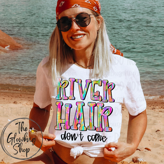 River Hair don’t care (black ink)