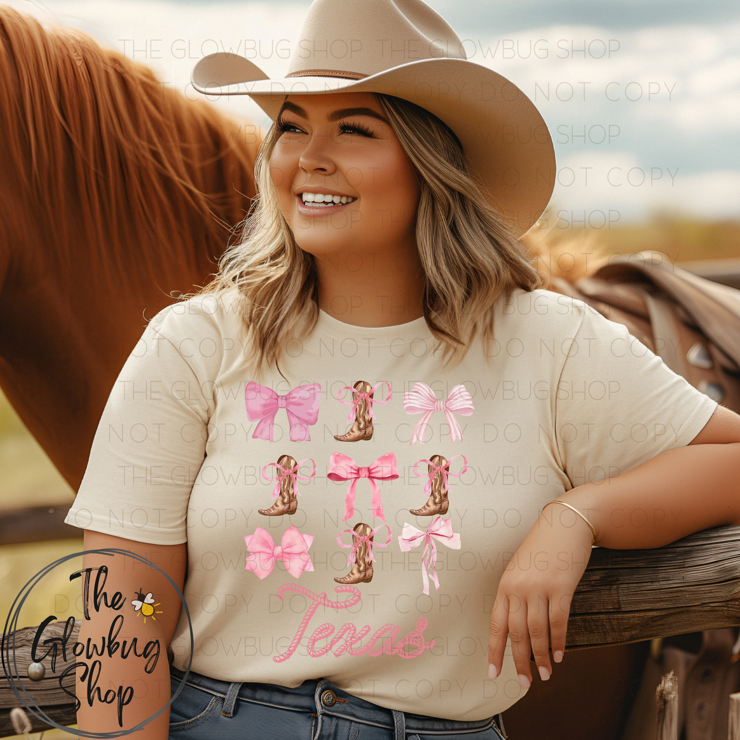 Texas boots and bows