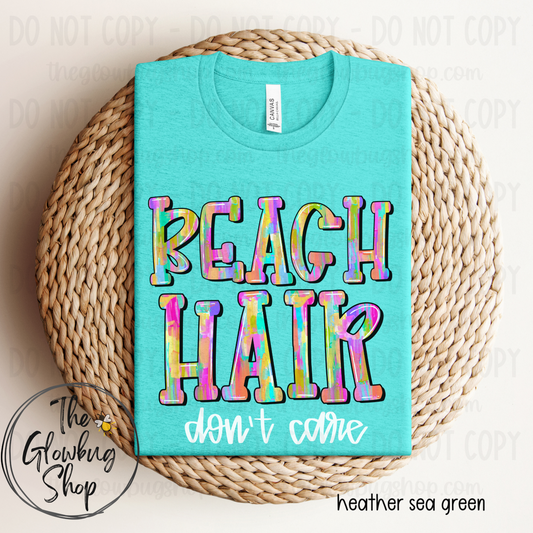 Beach Hair don’t care (white ink)