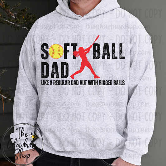 Softball Dad (black ink)