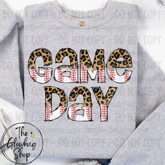 GAME DAY (baseball leopard)
