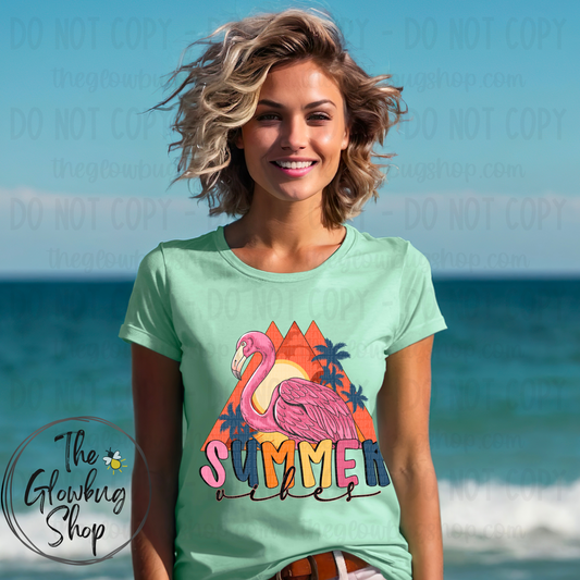 Summer Vibes Flamingo