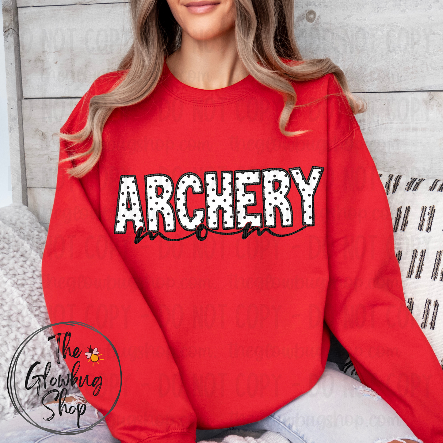 Archery MOM polka white