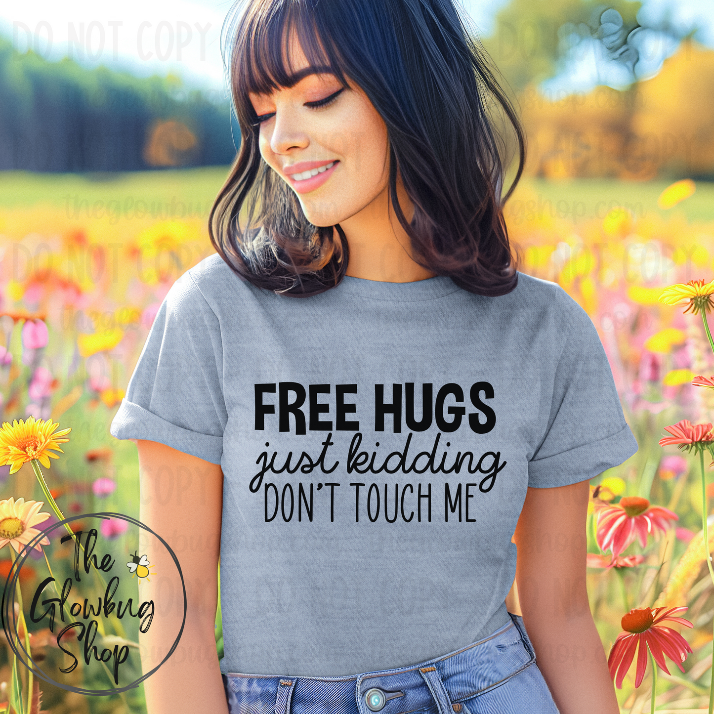 Free Hugs….just kidding (black ink)