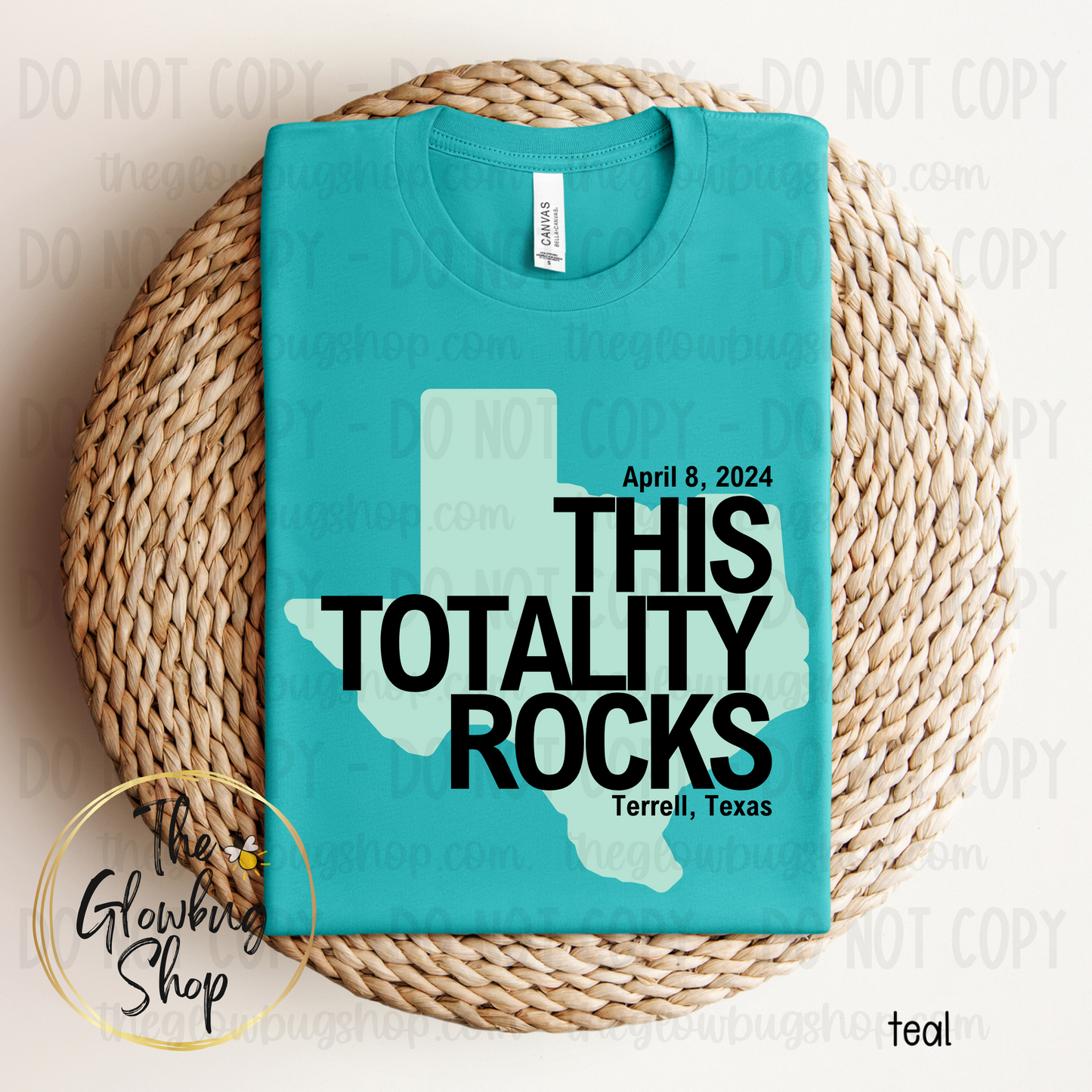 This Totality Rocks CUSTOM (with state outline)