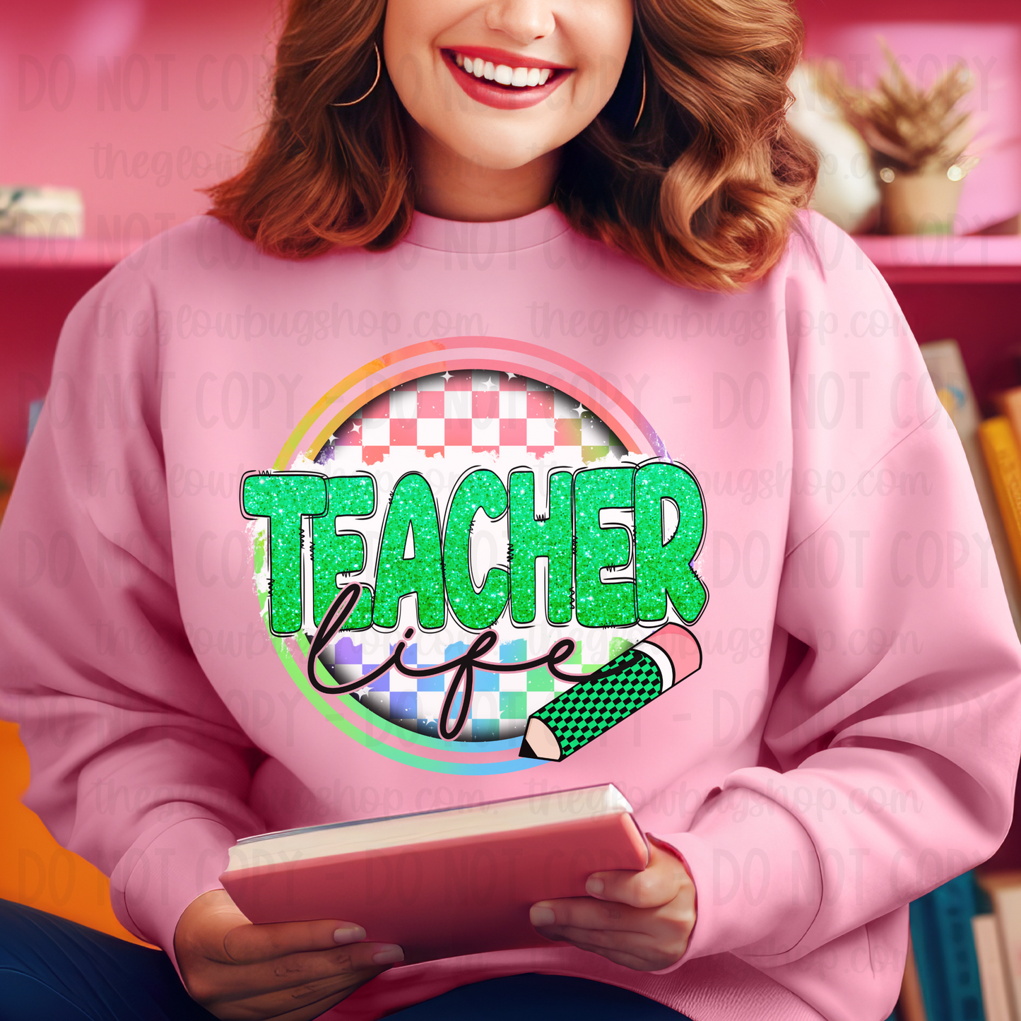 Teacher Life … Back To School (checkered)