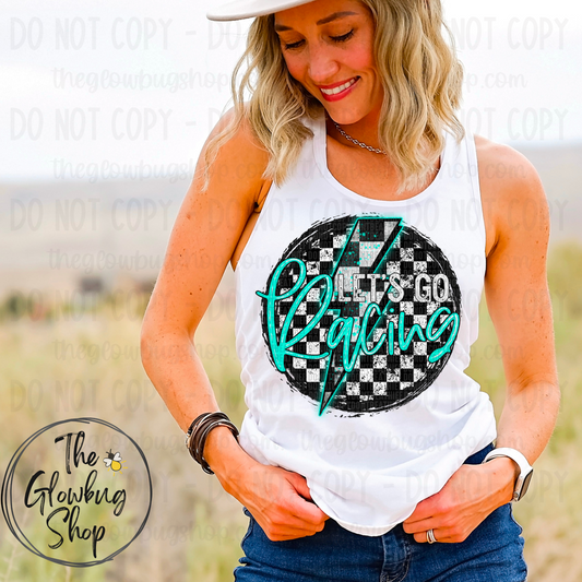 Let’s Go Racing (turquoise)