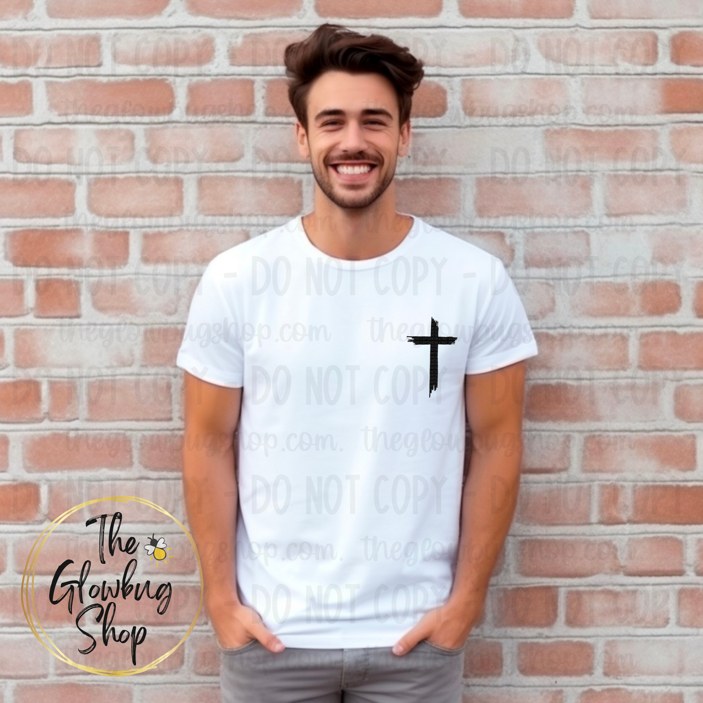 Believe Like Abraham (black ink) (front and back)
