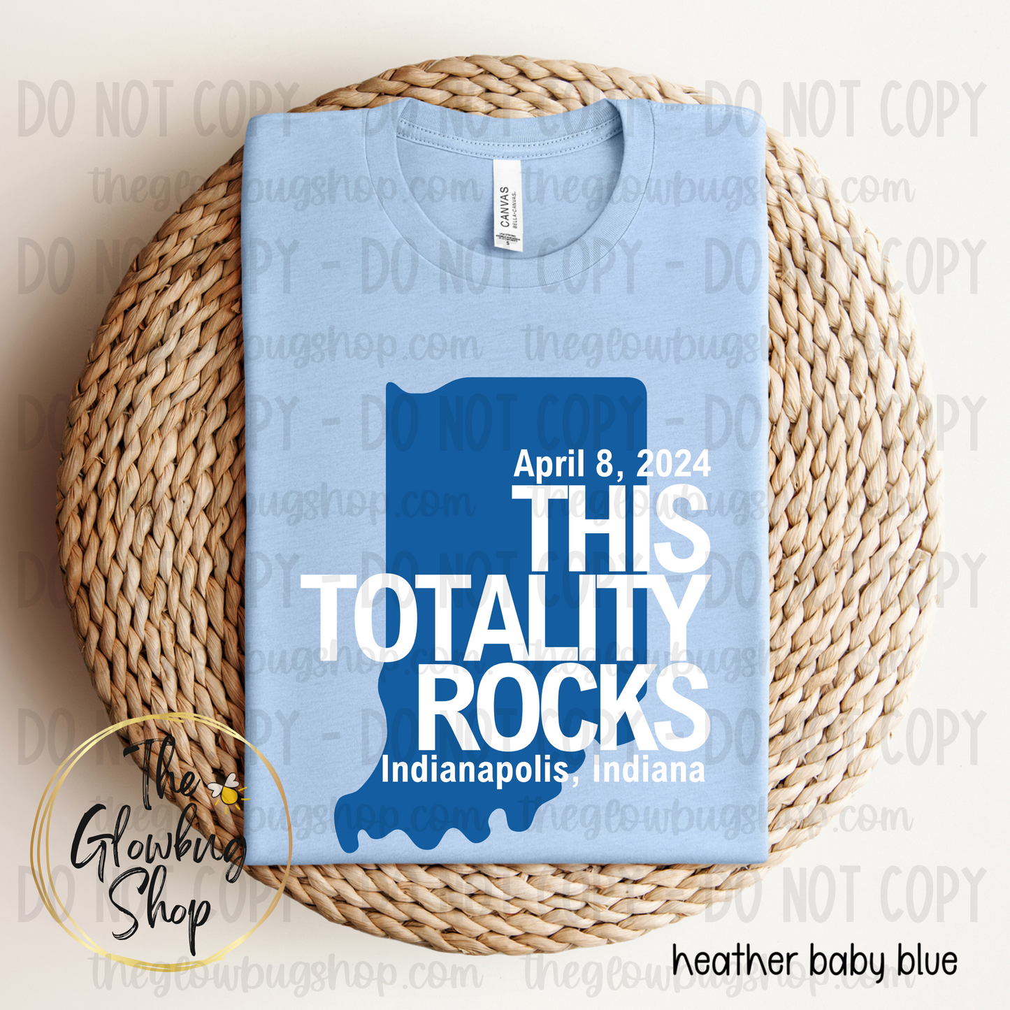 This Totality Rocks CUSTOM (with state outline)