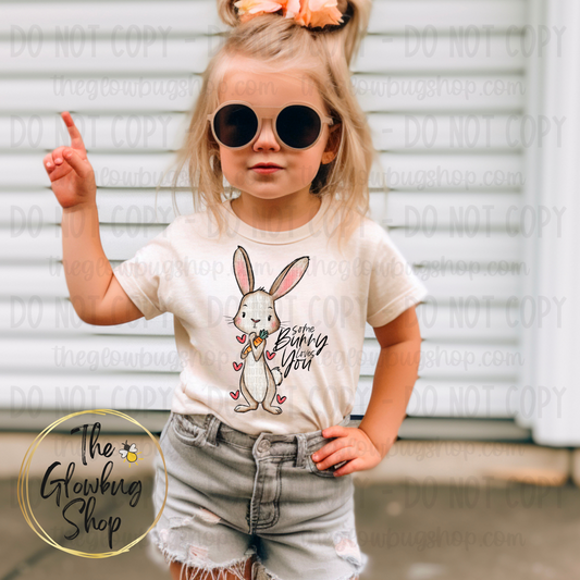 Some Bunny Loves You (pink) (youth)