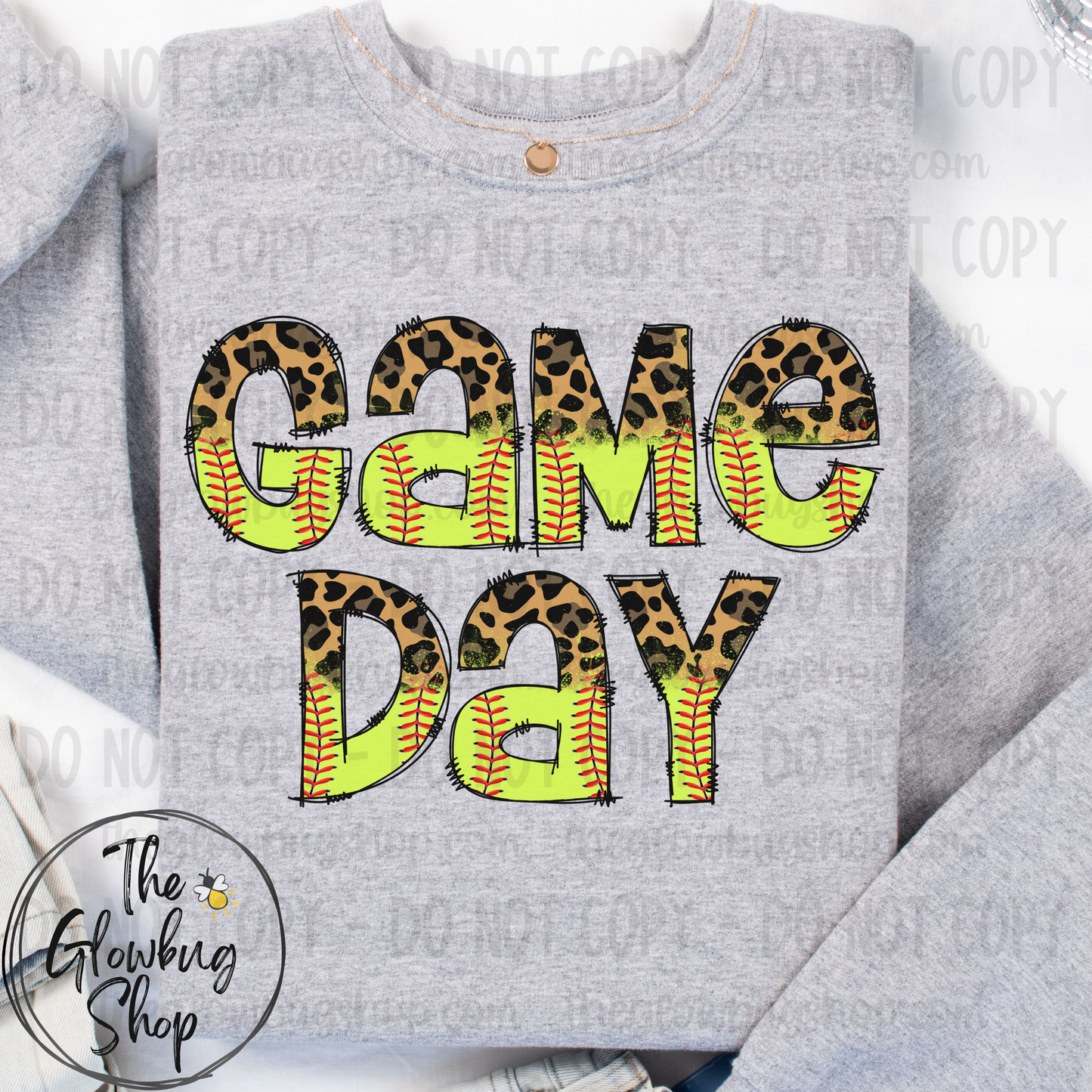 GAME DAY (softball leopard)