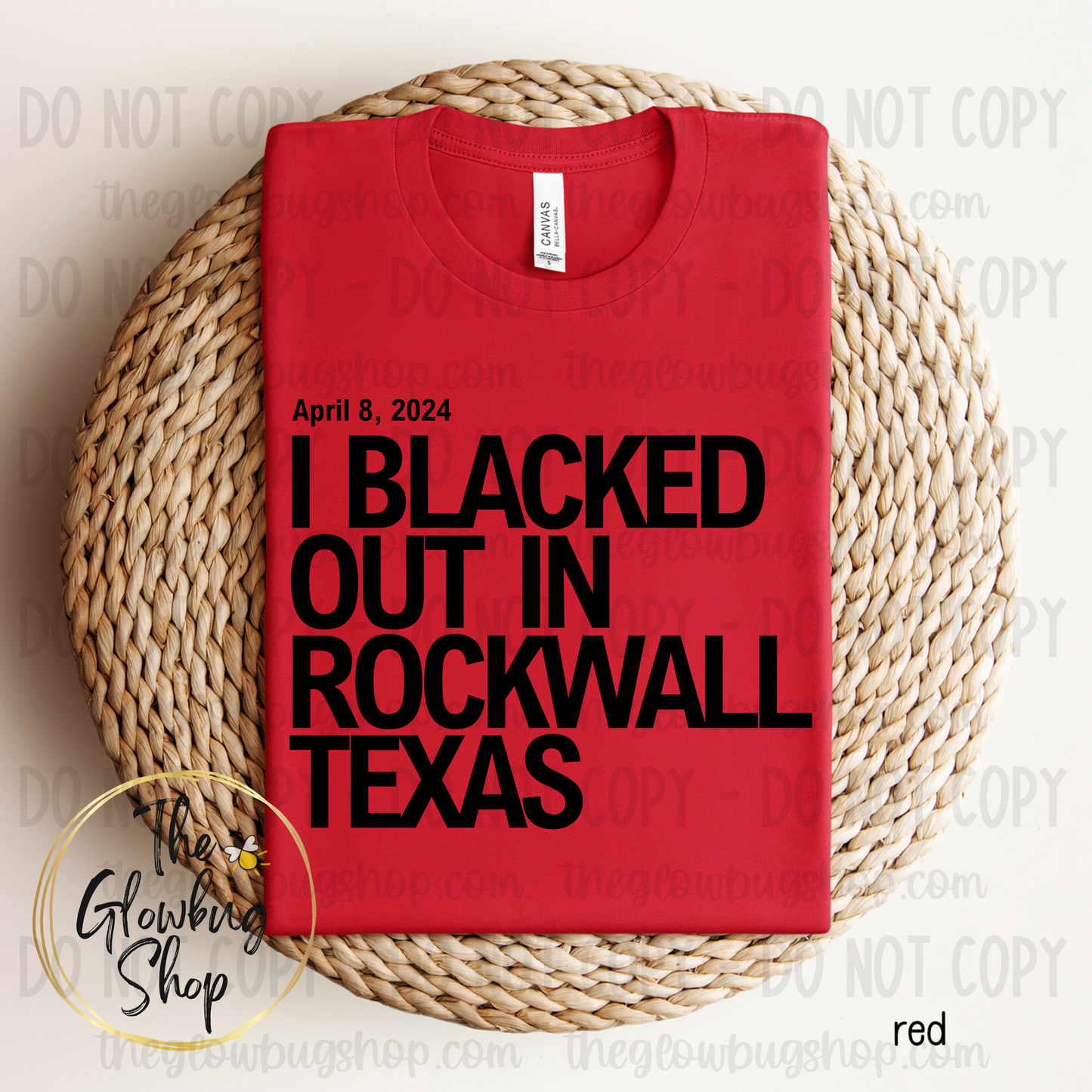 I Blacked Out In… CUSTOM (without state background)