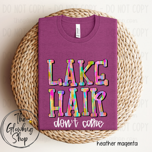 Lake Hair don’t care (white ink)