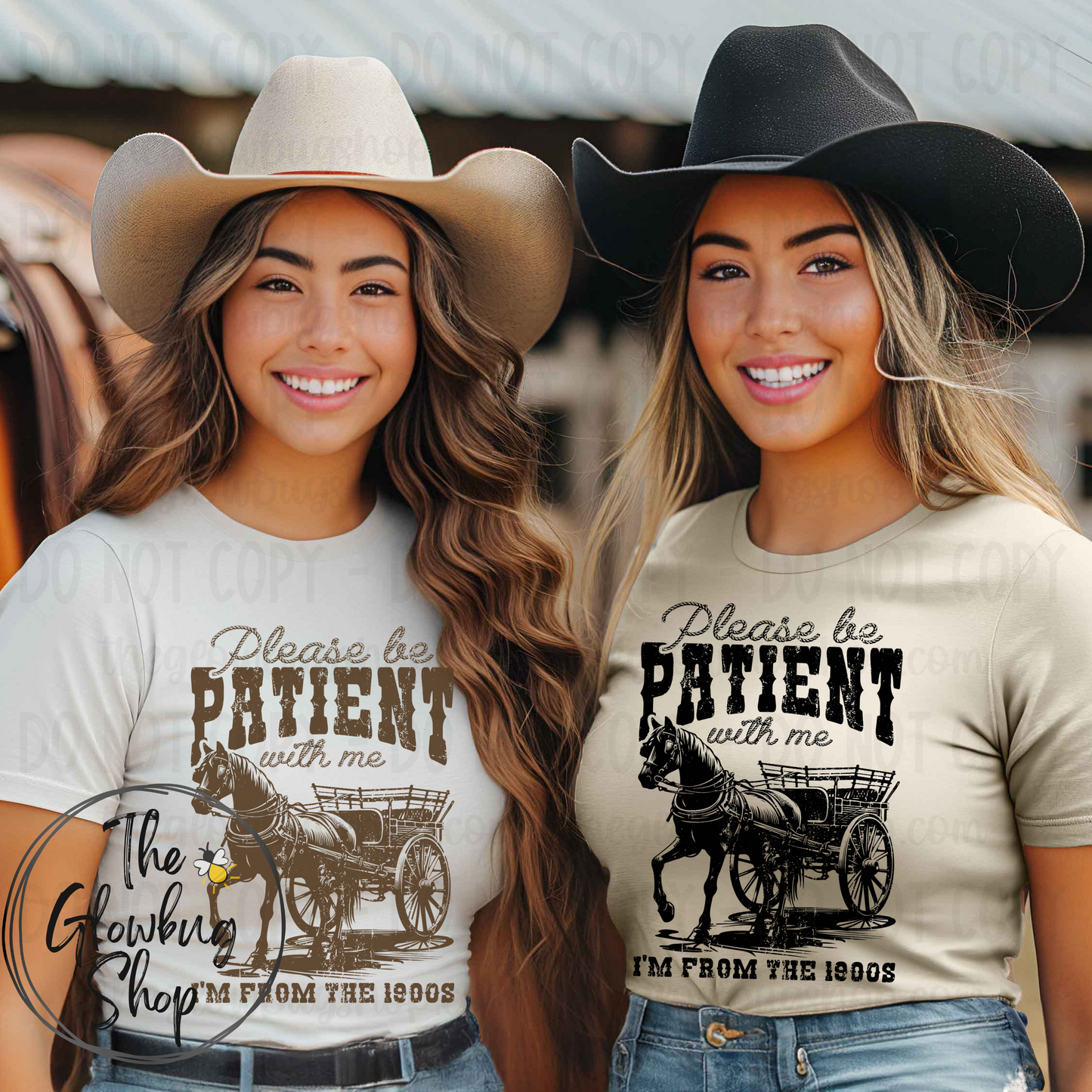 Be Patient With Me (tan ink)