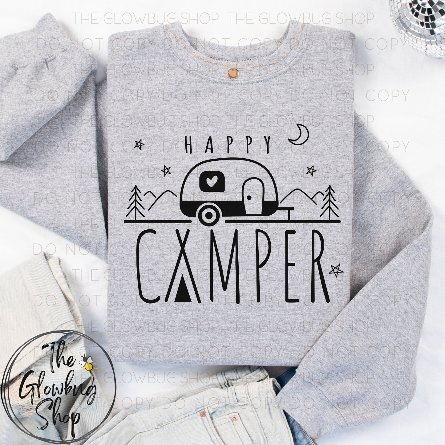 Happy Camper 4 (black ink)