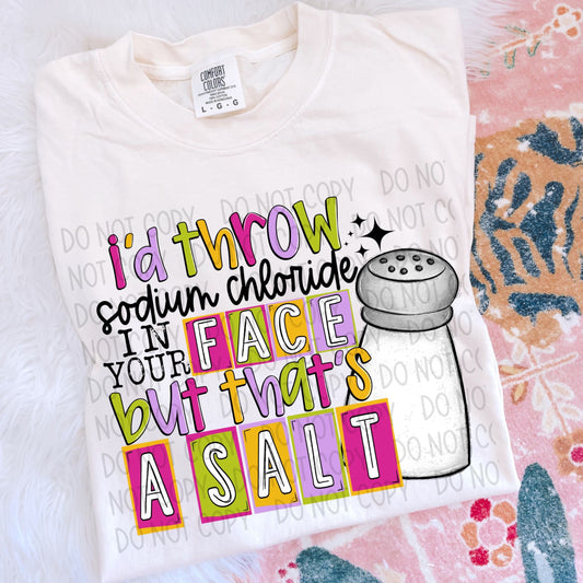 I's Throw Sodium Chloride