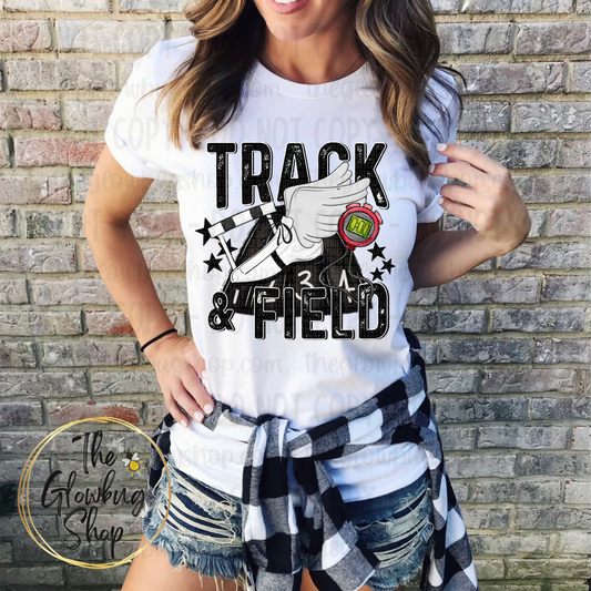 Track & Field (black and white)