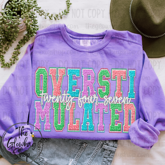 Overstimulated 24/7 (Faux chenille)