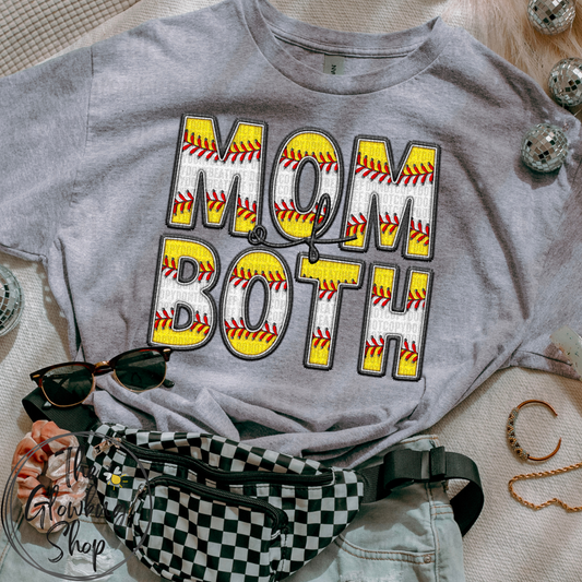 Mom of Both (softball/baseball)