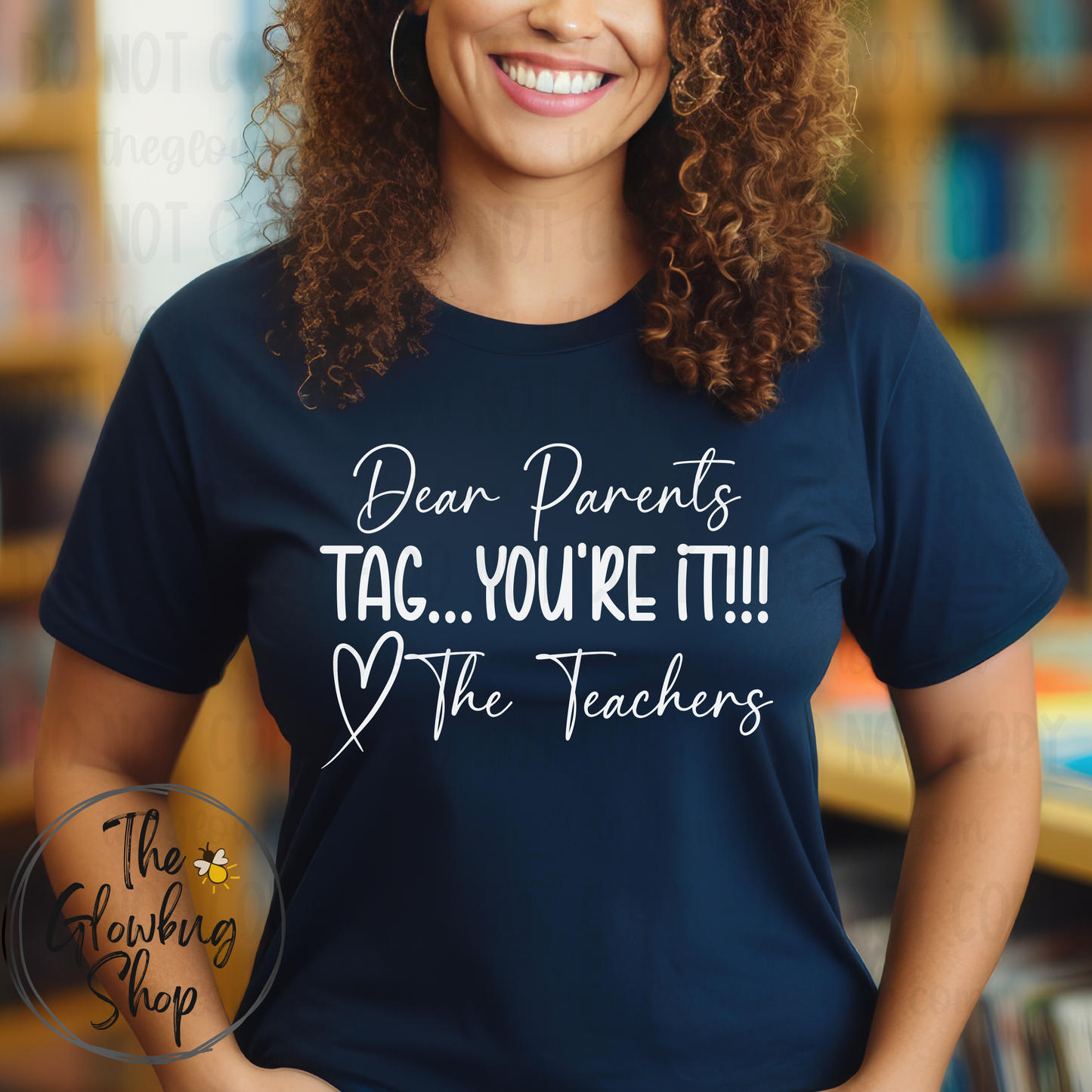 Tag…You’re It (white ink)