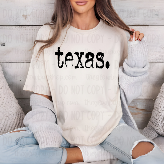 Texas typography