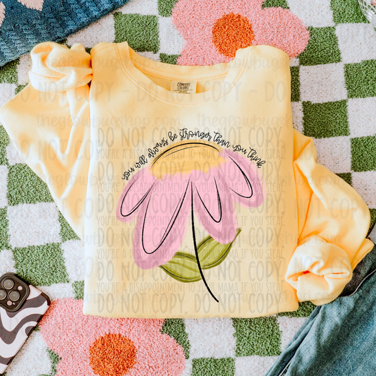 You will always be stronger than you think