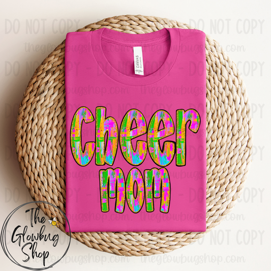 Cheer MOM multi-neon