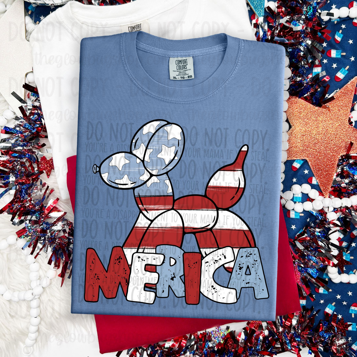 Merica balloon dog