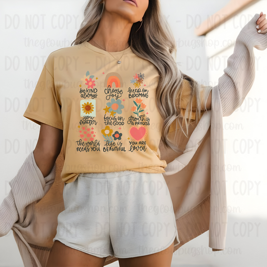 Positive Doodle Floral