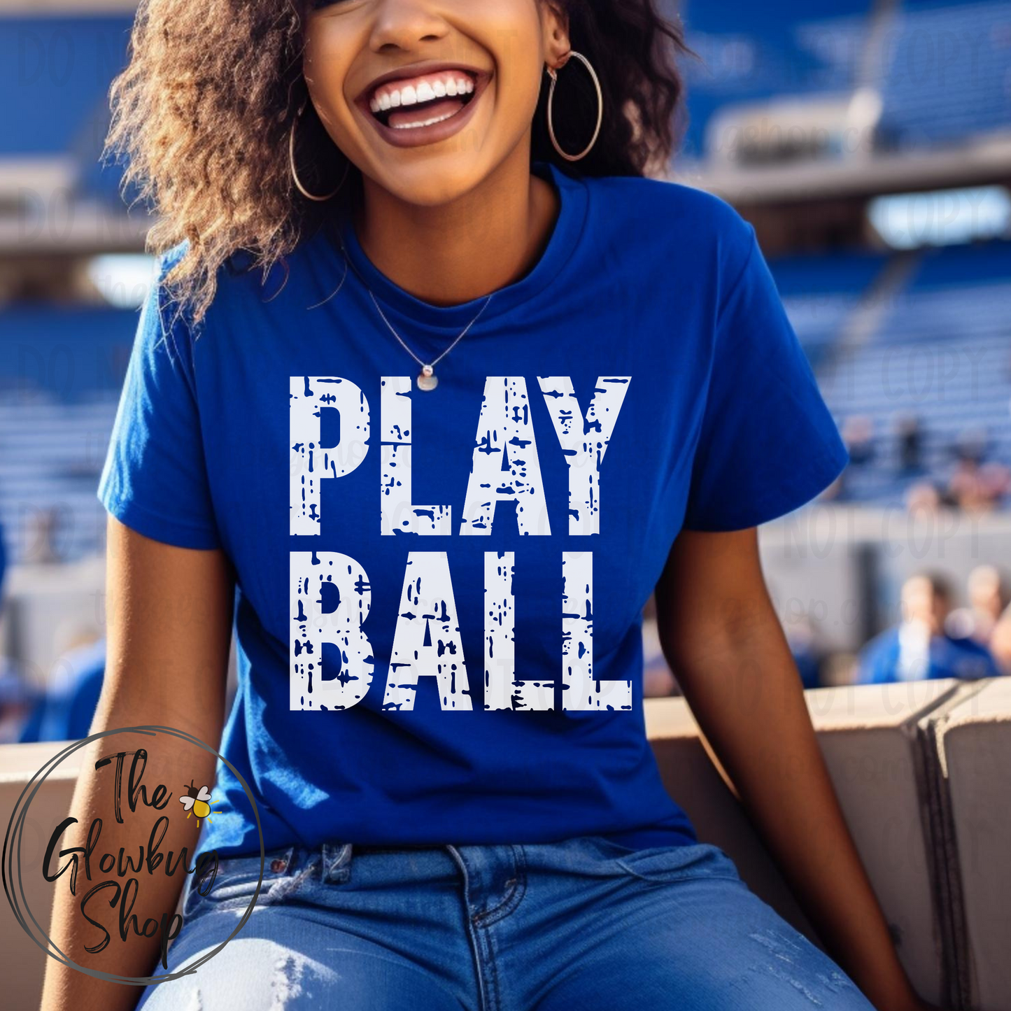 PLAY BALL (white ink)
