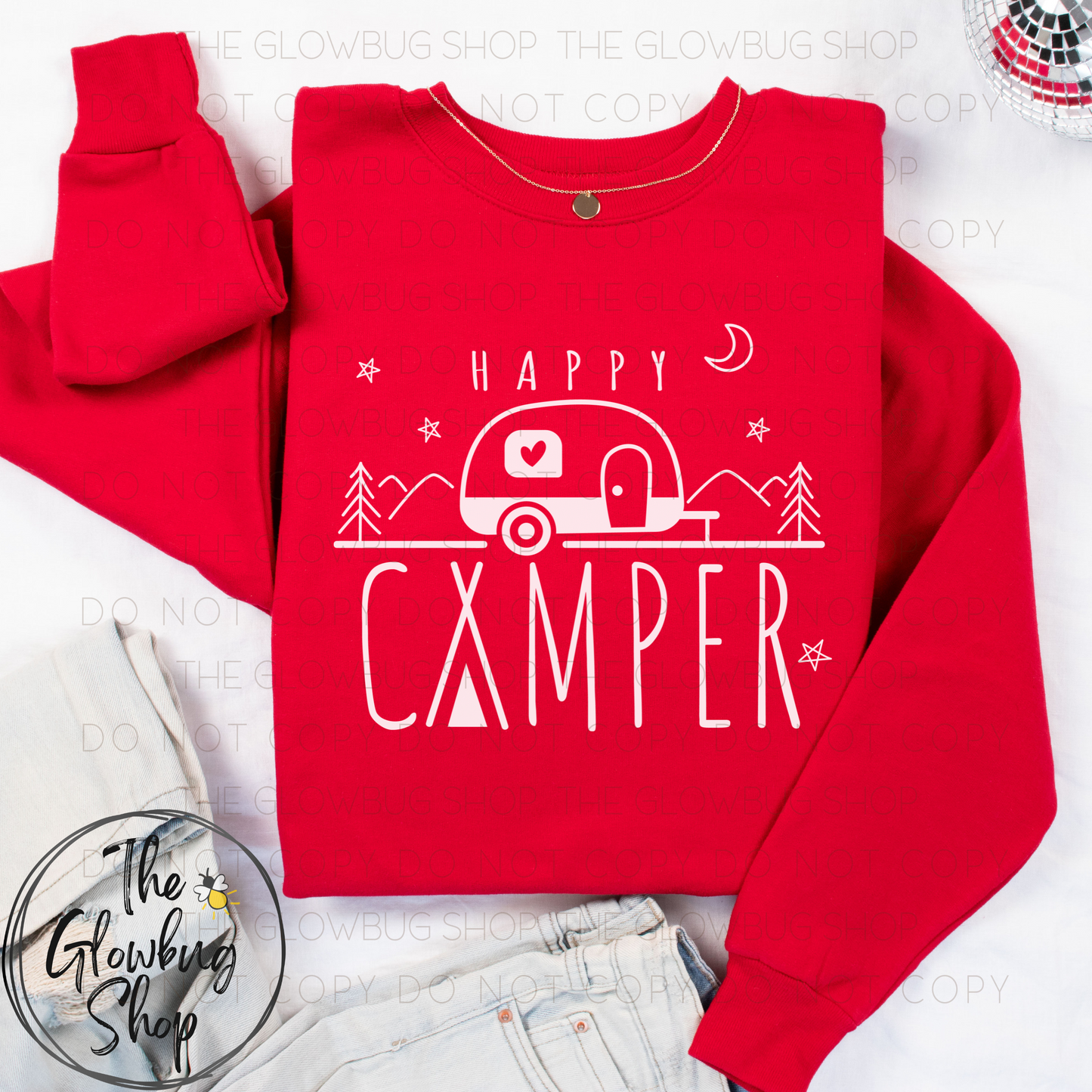 Happy Camper 4 (white ink)