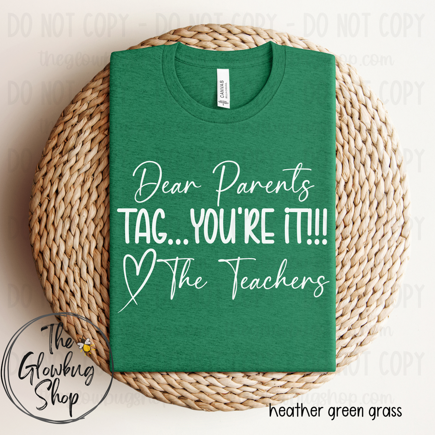 Tag…You’re It (white ink)