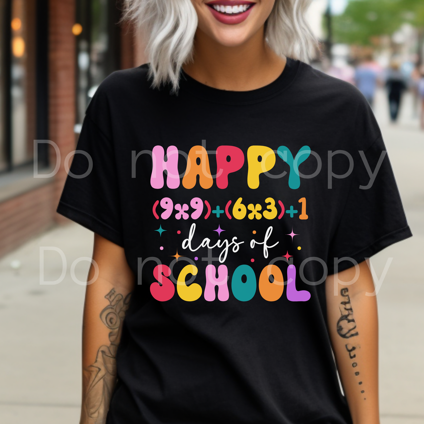 Happy 100 Days Of School (math problem) (adult)