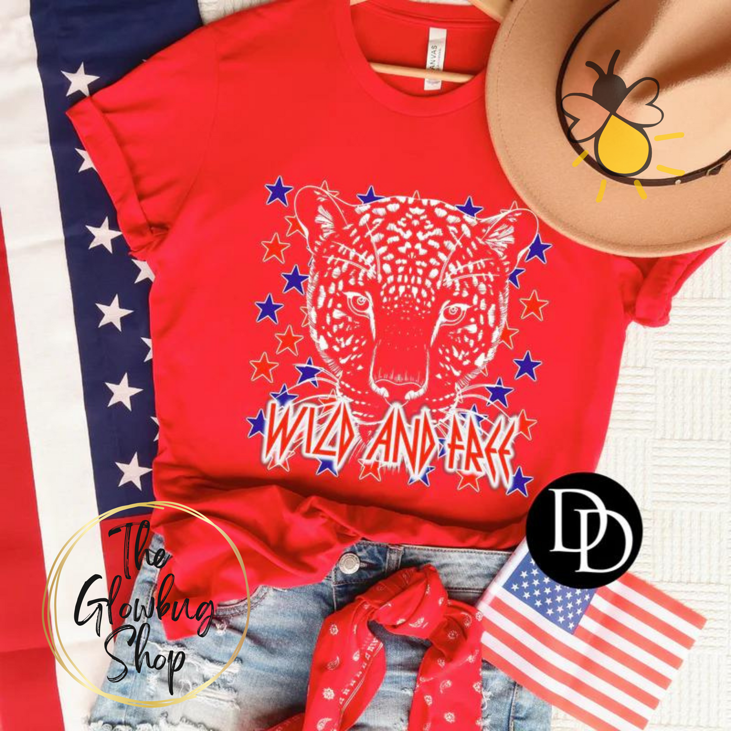 Wild & Free (red, white, and blue)