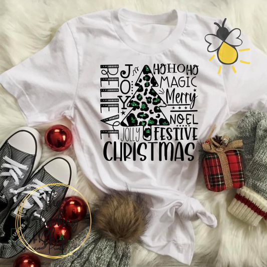 Christmas Tree Typography