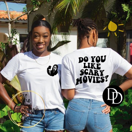 Do You Like Scary Movies (front and back design)