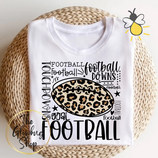 Football Leopard Typography