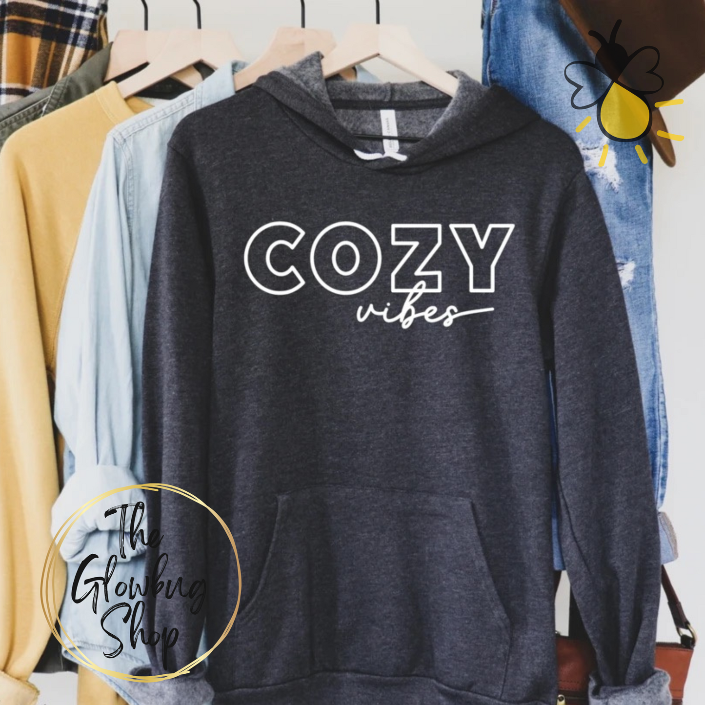 Cozy Vibes (white ink)