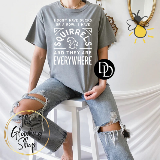 I Don't Have Ducks Or A Row...I Have Squirrels