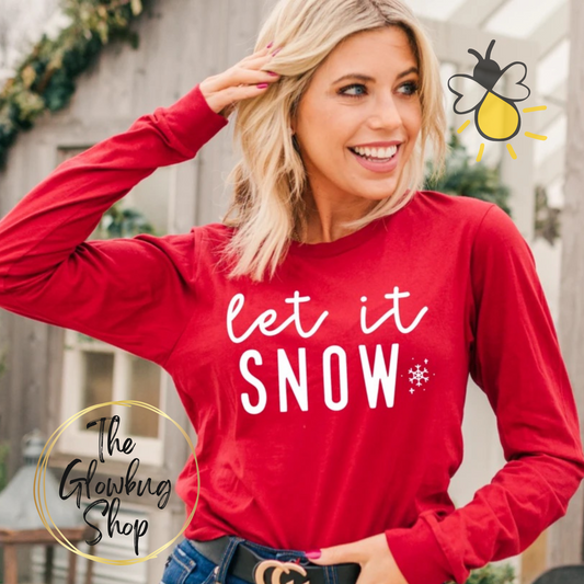 Let It Snow (white ink)