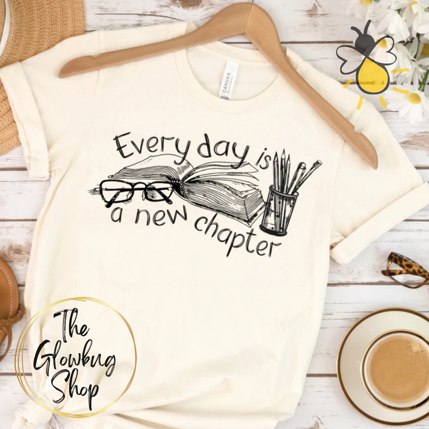 Every day Is A New Chapter (black ink)