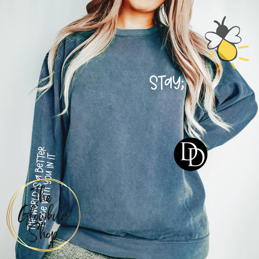 Stay (with sleeve/back design)