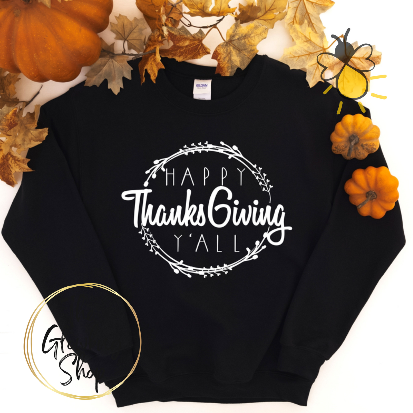 Happy Thanksgiving Y'all wreath