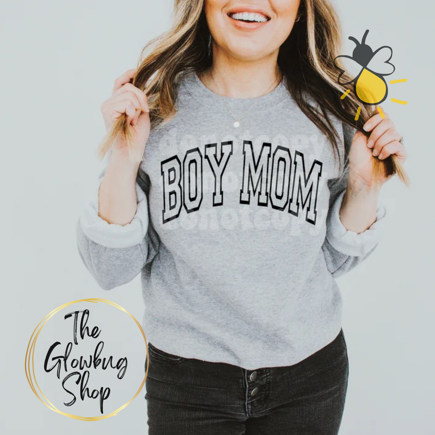 Boy Mom (black ink)
