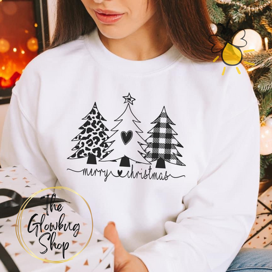 Leopard Plaid Christmas Tree