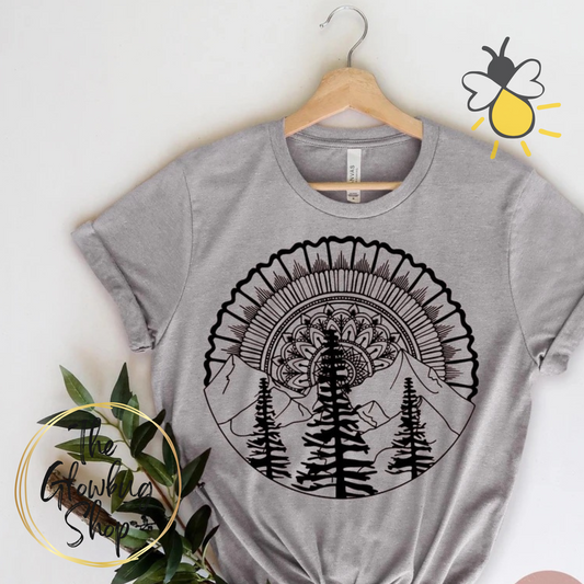 Mountain Medallion Landscape