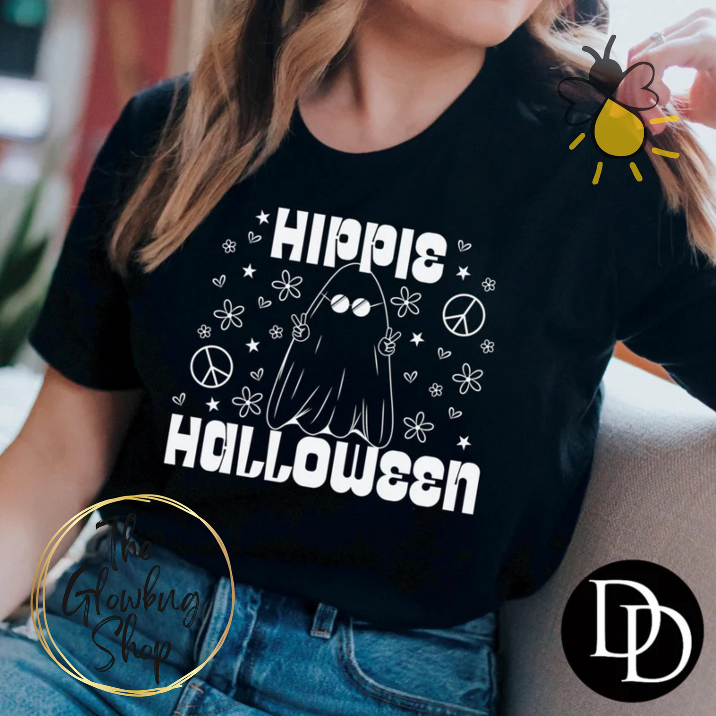 Hippie Halloween Ghost